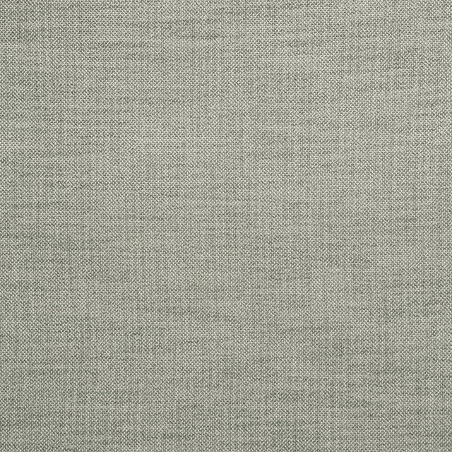 Close-up of muted fossil grey plain weave with fine charcoal and beige flecks
