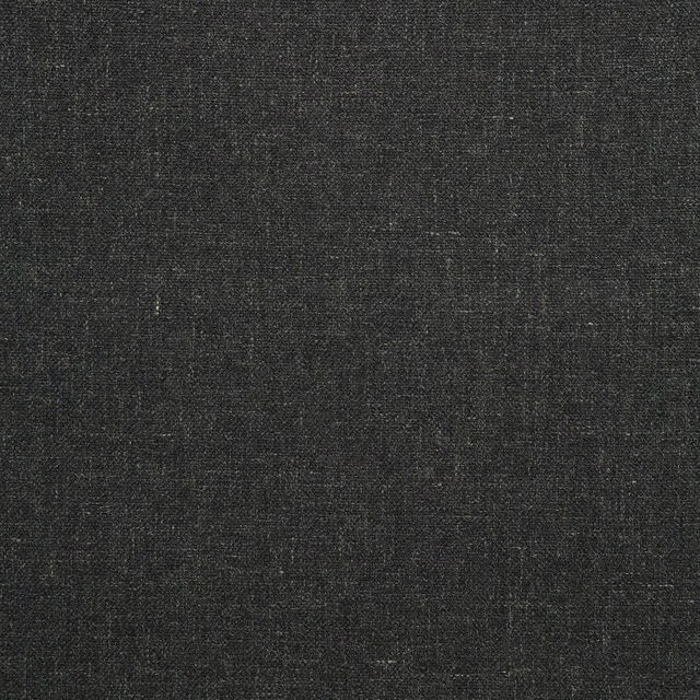 Deep charcoal-grey plain upholstery with a finely mottled woven texture