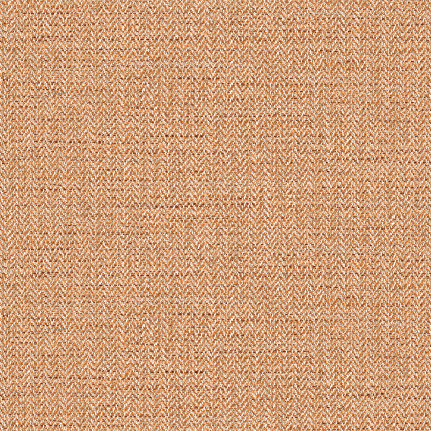 Warm amber-terracotta herringbone weave with fine cream flecks