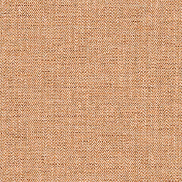 Warm amber-terracotta herringbone weave with fine cream flecks