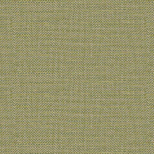 Muted citrine olive herringbone weave with fine zigzag texture