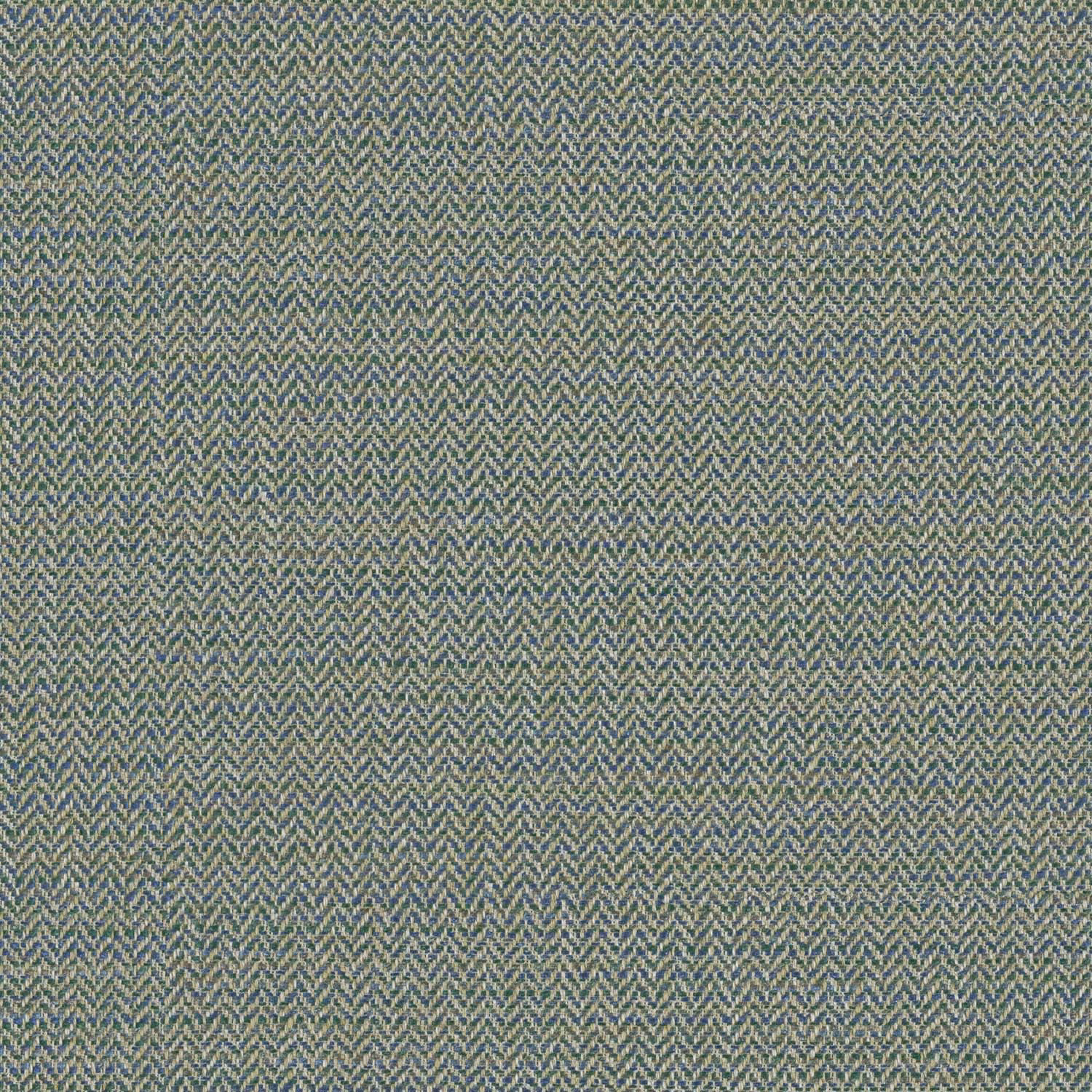 Close-up of muted blue-lilac fabric with a fine woven herringbone texture
