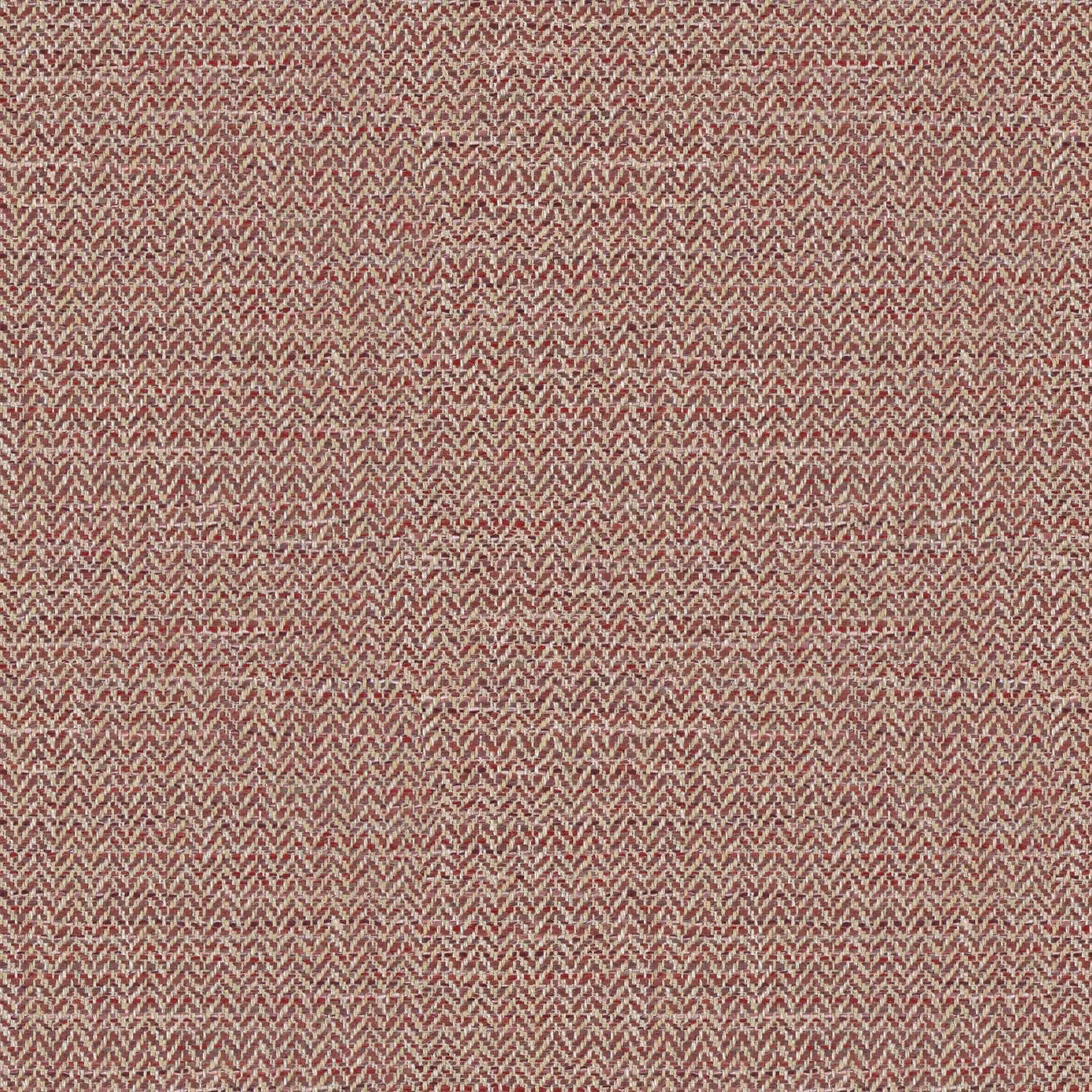 Muted rose and burgundy herringbone weave with fine taupe flecked texture