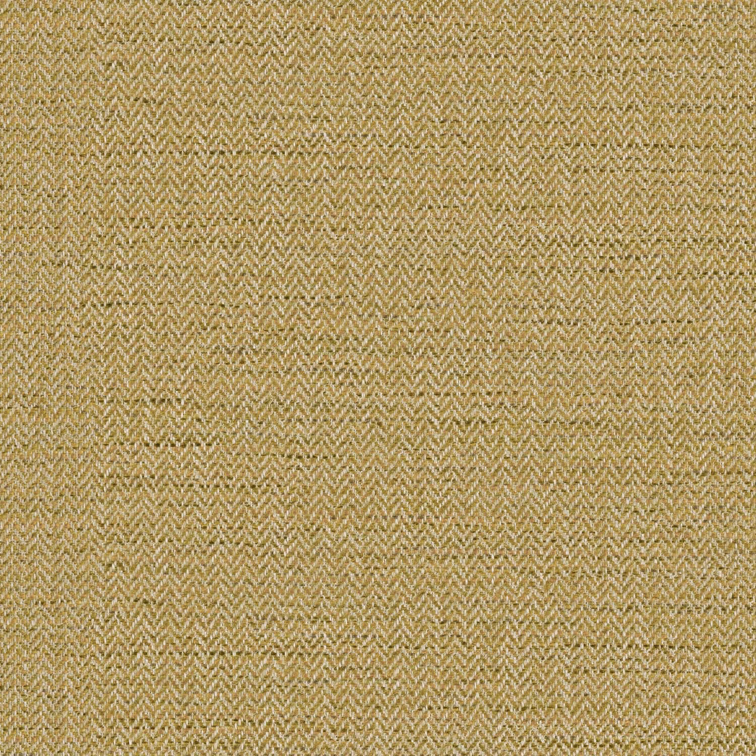 Warm saffron-gold woven upholstery fabric with a fine herringbone texture