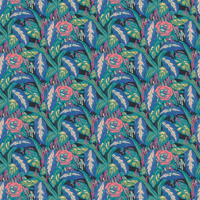 Les Fauves Peacock fabric