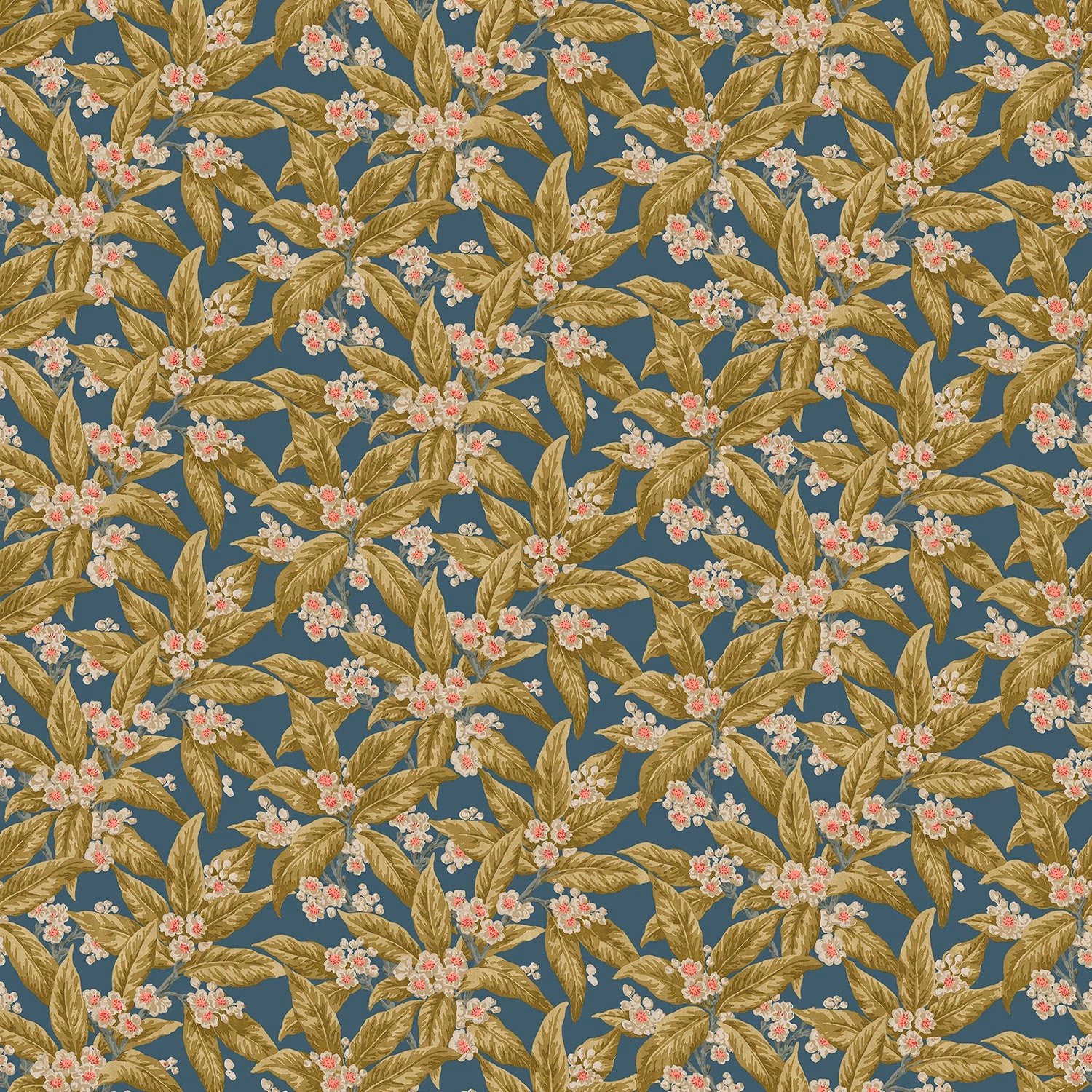 Loseley Velvet Airforce Blue fabric