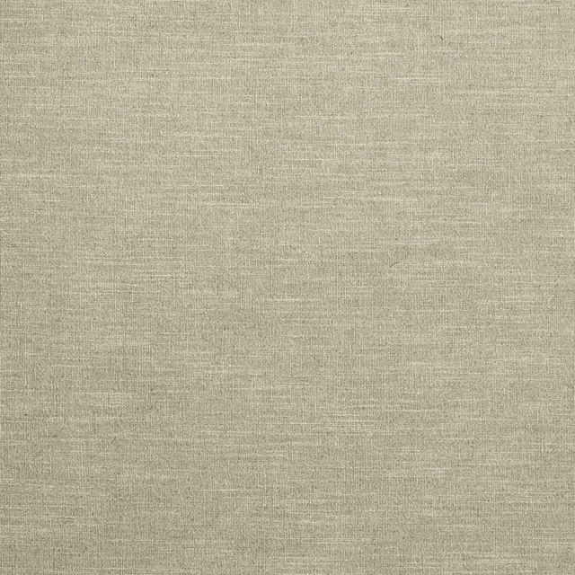 Close-up of greige-taupe Luna 002 with subtle horizontal woven slubs
