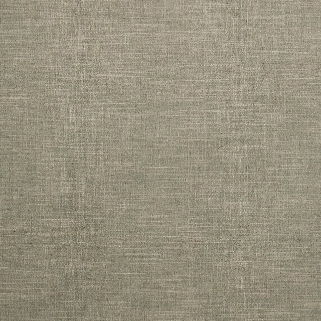Close-up of Luna 014 in muted taupe-grey with a fine, softly slubbed weave