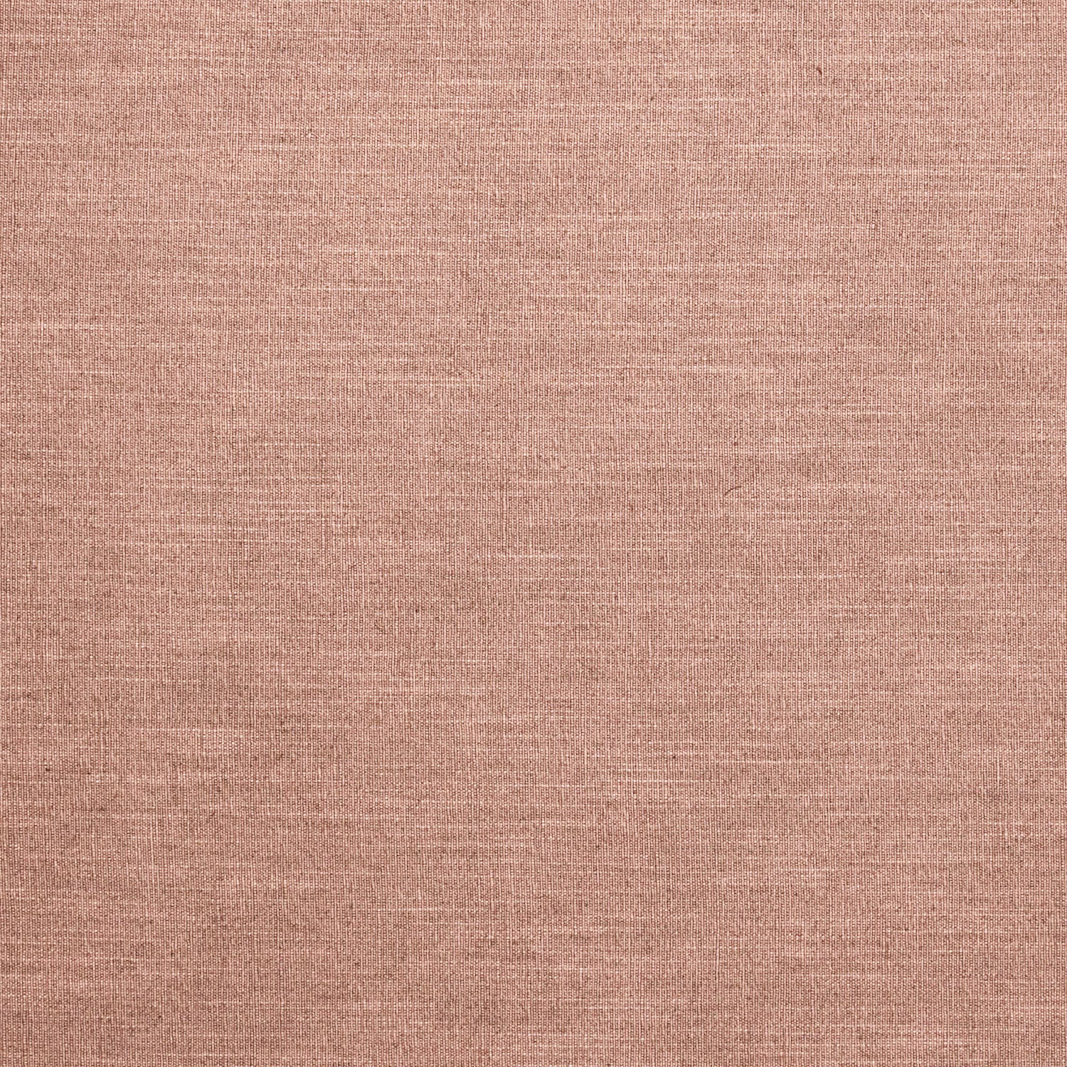 Muted blush-pink plain weave with fine horizontal slubs and softly mottled texture