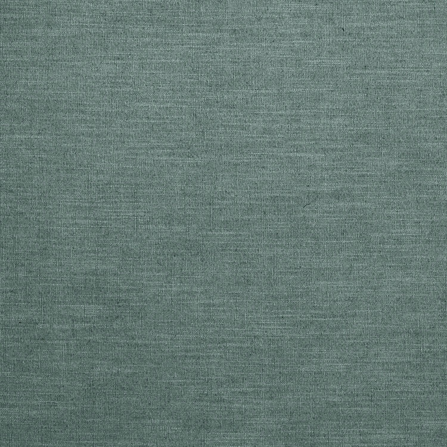 Muted lagoon teal plain weave with fine linen texture and subtle tonal variation