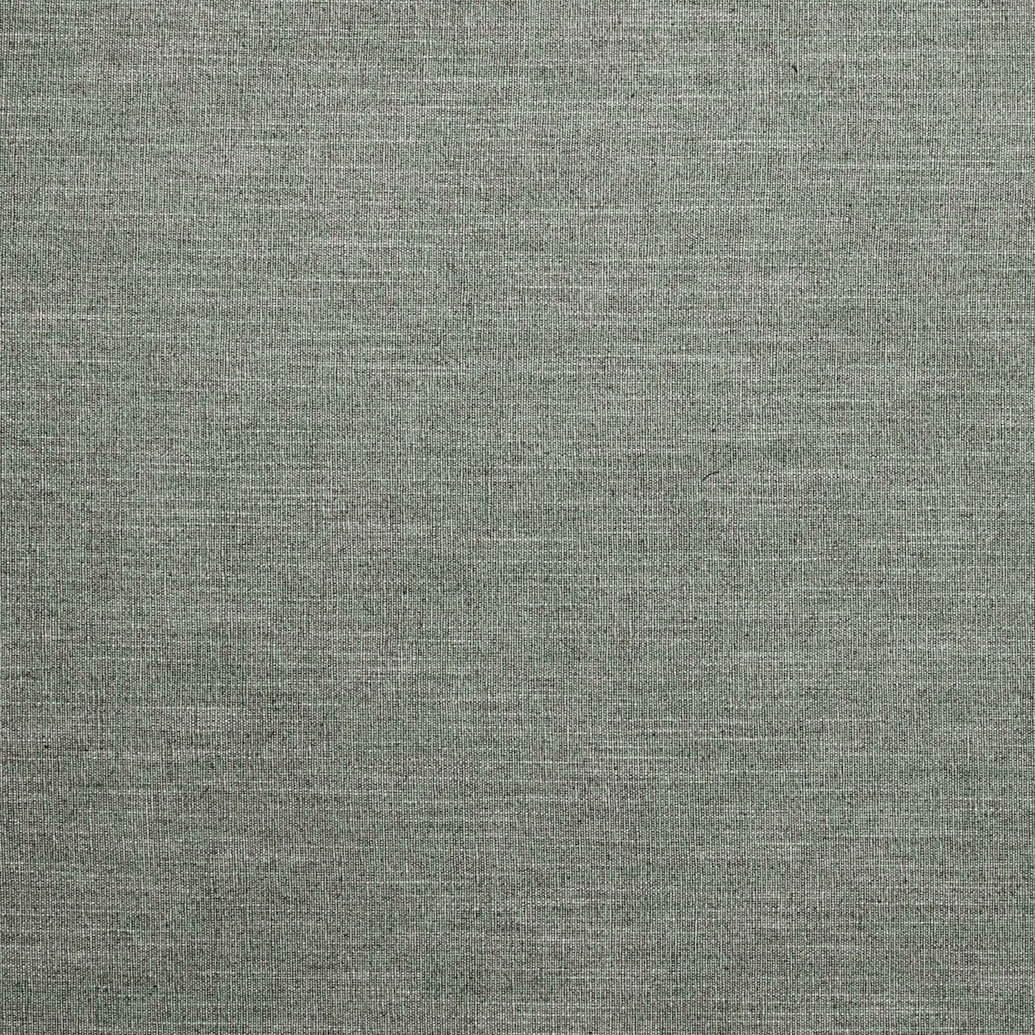 Cool mineral-grey plain linen weave with subtle green undertones and horizontal slubs