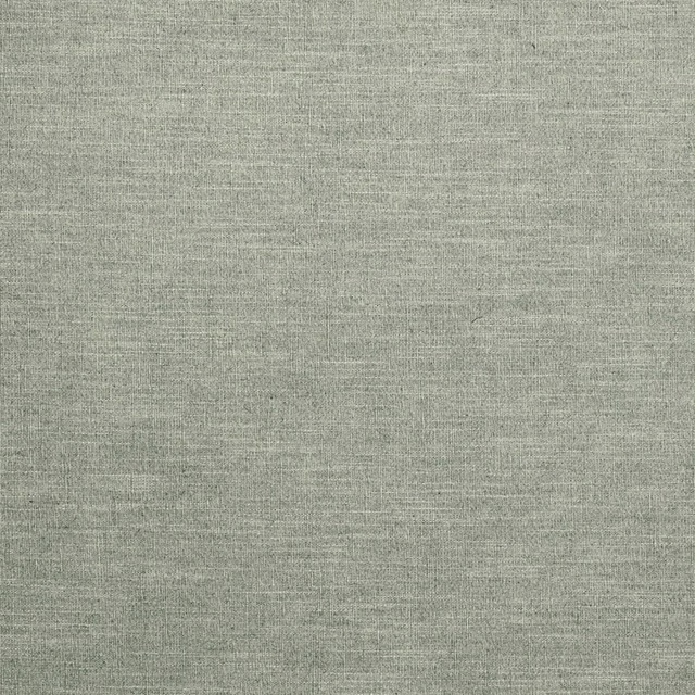 Close-up of Luna Pebble’s cool grey linen-blend weave with fine horizontal slubbing
