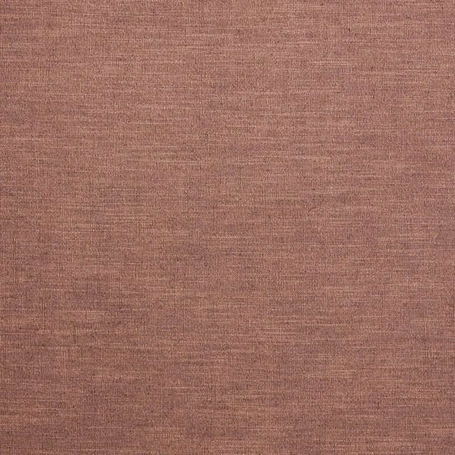 Warm dusty terracotta plain weave with fine horizontal linen slubs
