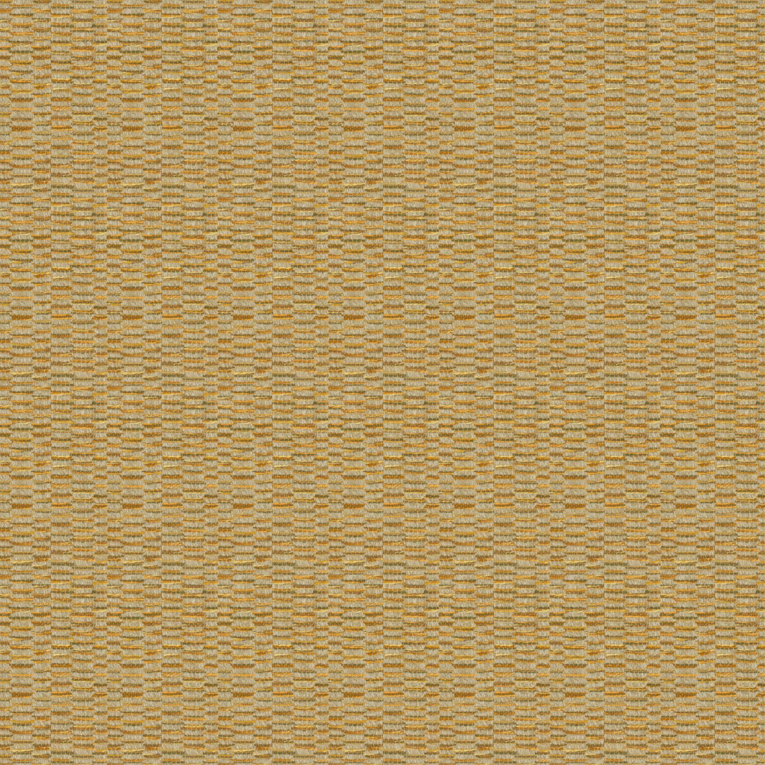 Close-up of Lundy Saffron's saffron-gold weave with tiny beige horizontal flecks
