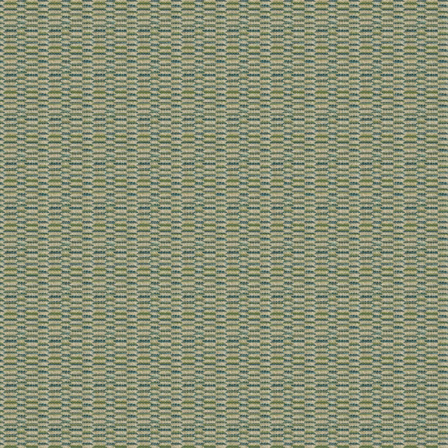 Muted seafoam green and beige woven ground with tiny horizontal geometric texture