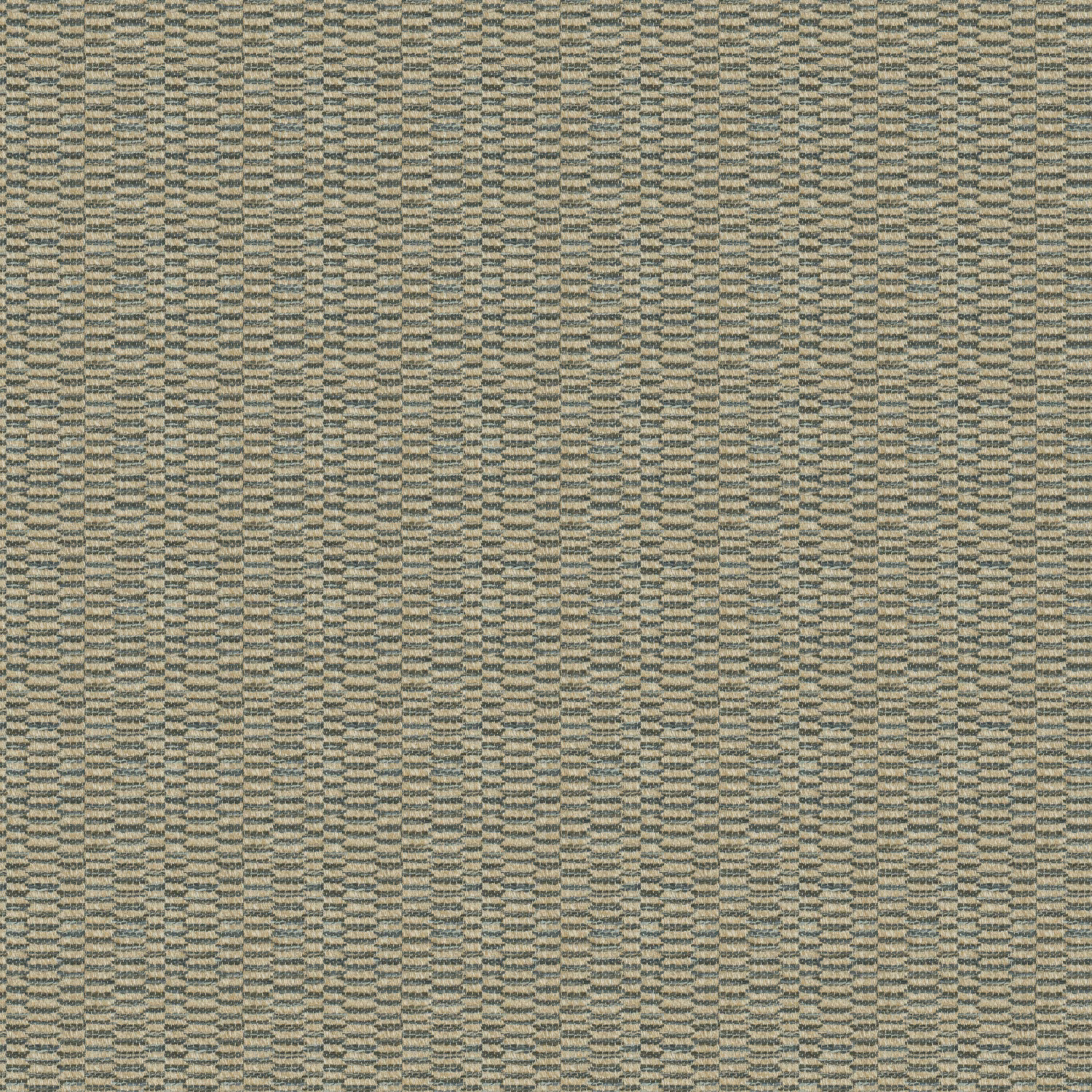 Muted smoke-grey woven fabric with fine horizontal dash pattern and olive-grey texture