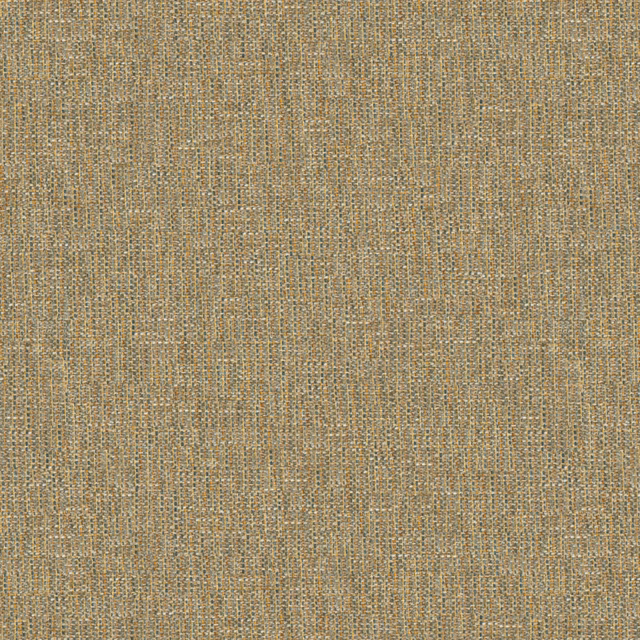 Warm amber taupe upholstery weave with fine grey and charcoal vertical flecks