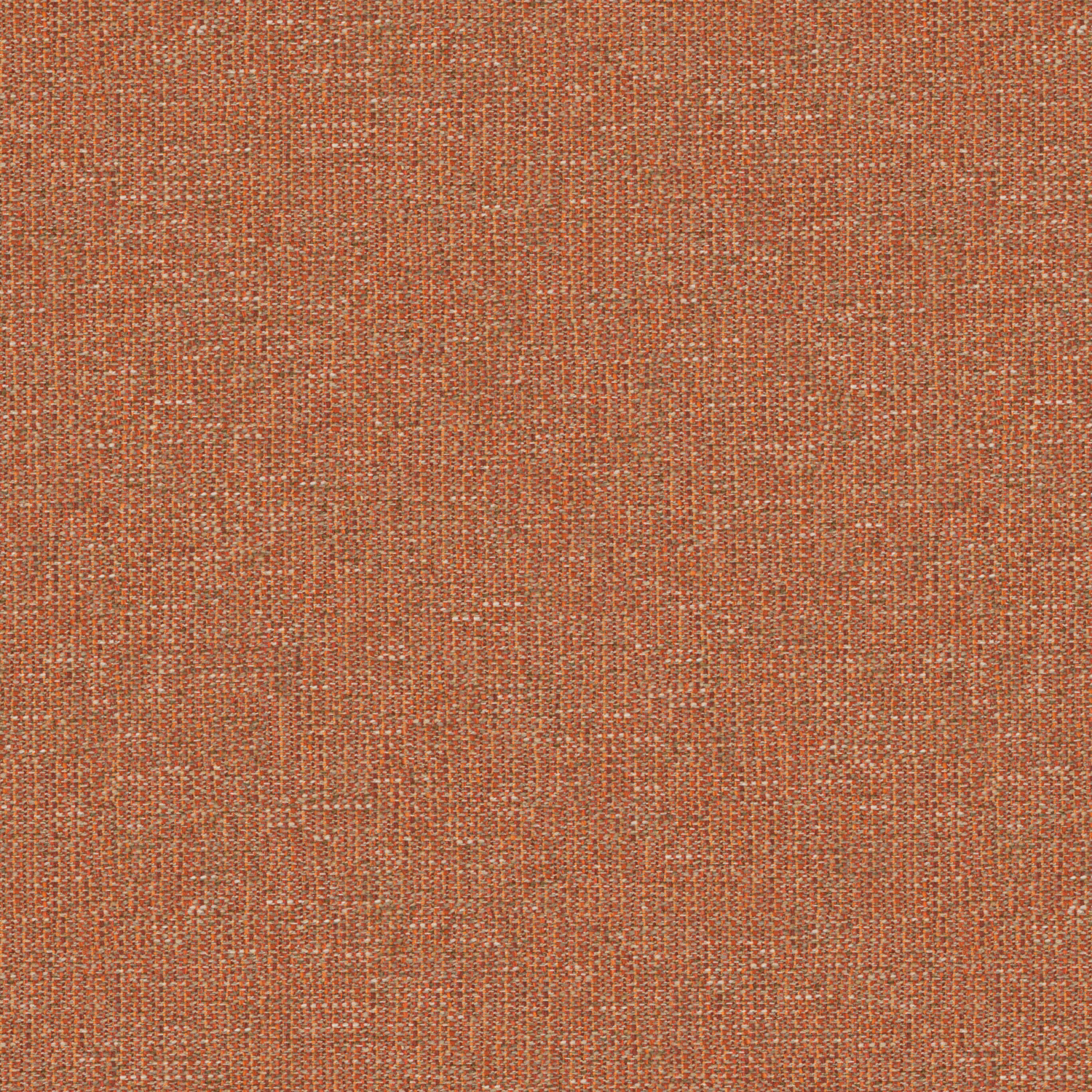 Close view of Tamar Ember’s warm terracotta weave with fine darker and lighter flecks