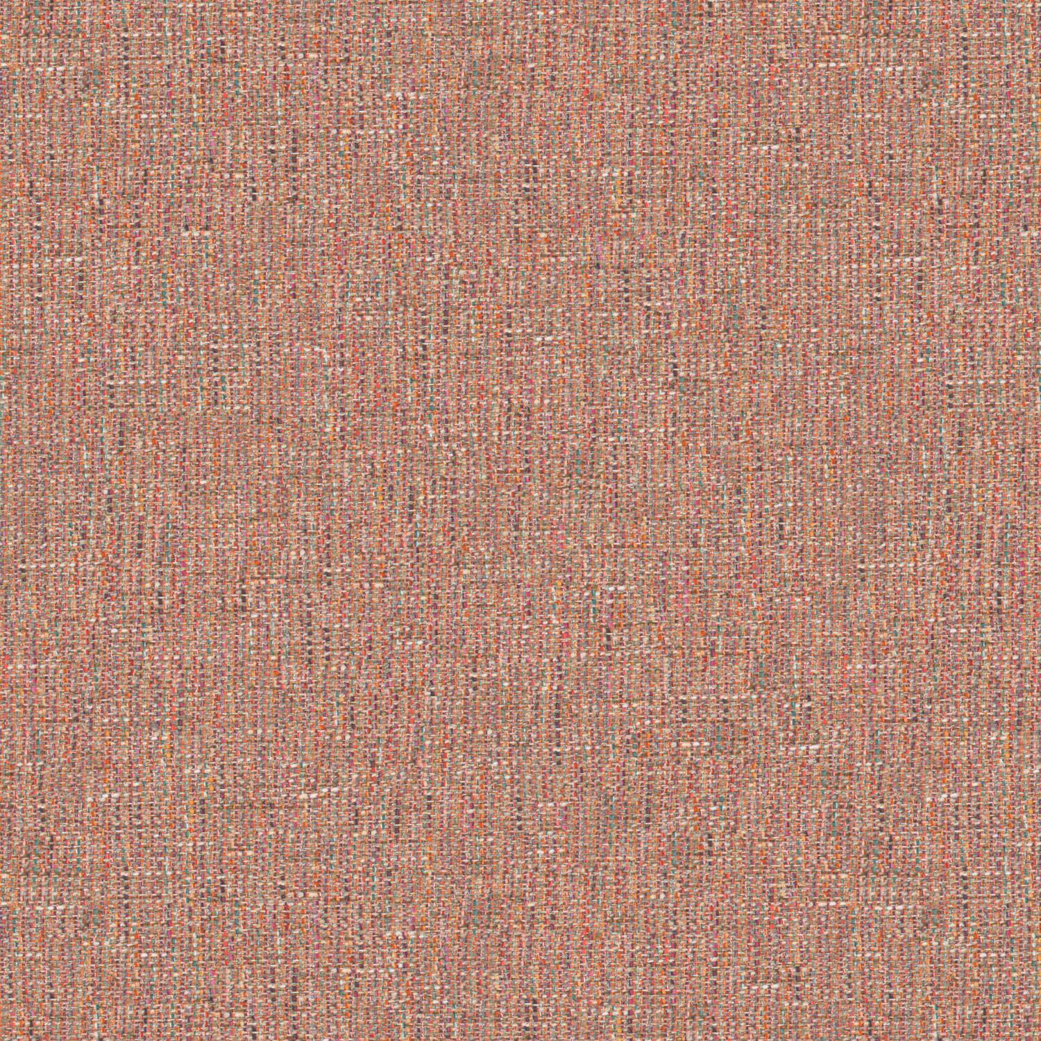 Close-up of dusty rose, taupe and cream flecked woven upholstery fabric