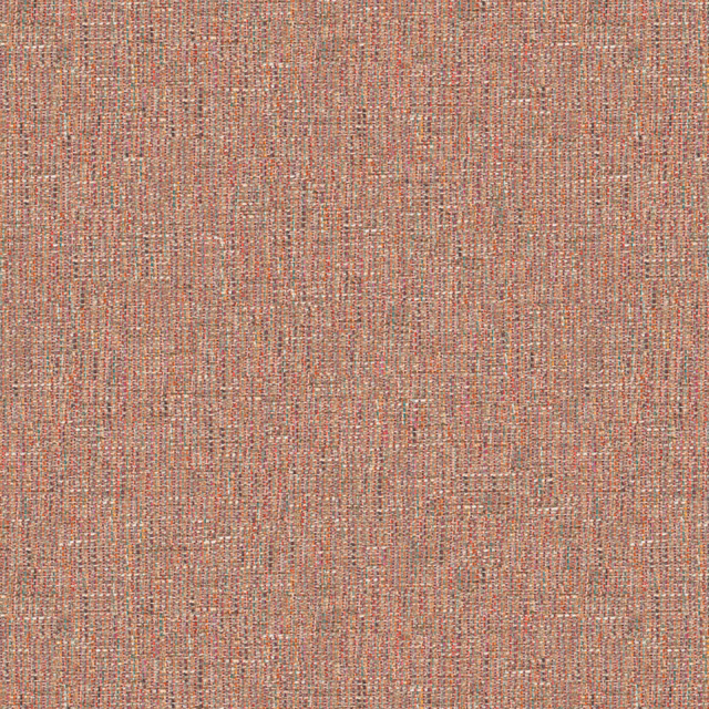 Close-up of dusty rose, taupe and cream flecked woven upholstery fabric