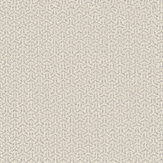 Cool cream Malmo fabric with pale grey small-scale trellis weave texture