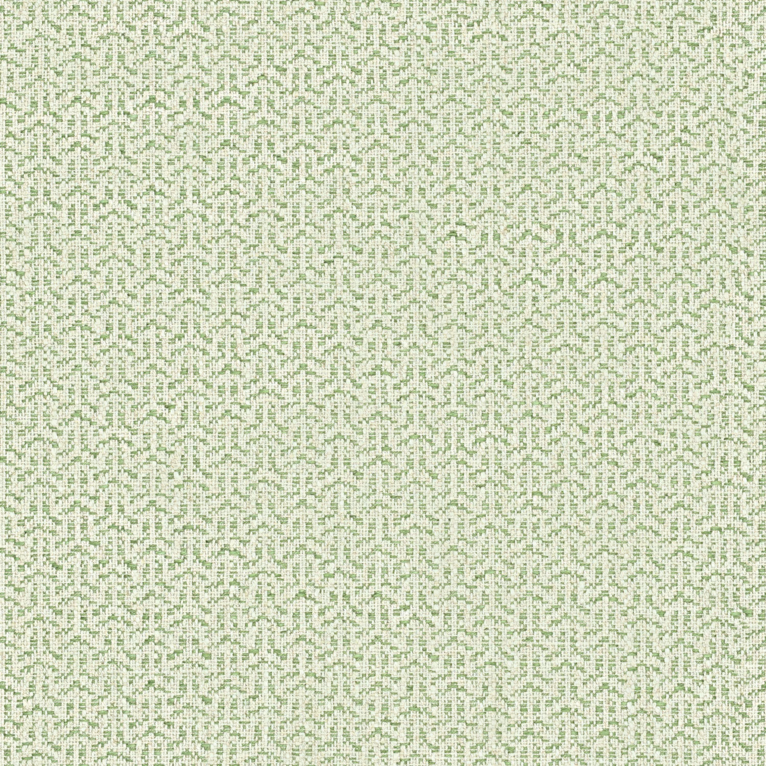 Pale sage and cream woven fabric with a tiny broken lattice texture
