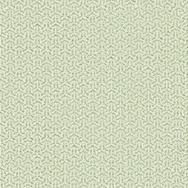 Pale sage and cream woven fabric with a tiny broken lattice texture