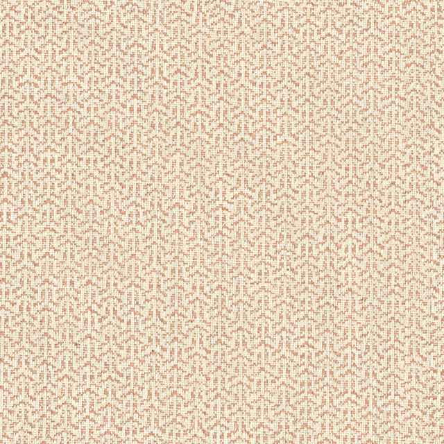 Muted terracotta and cream small geometric lattice woven texture