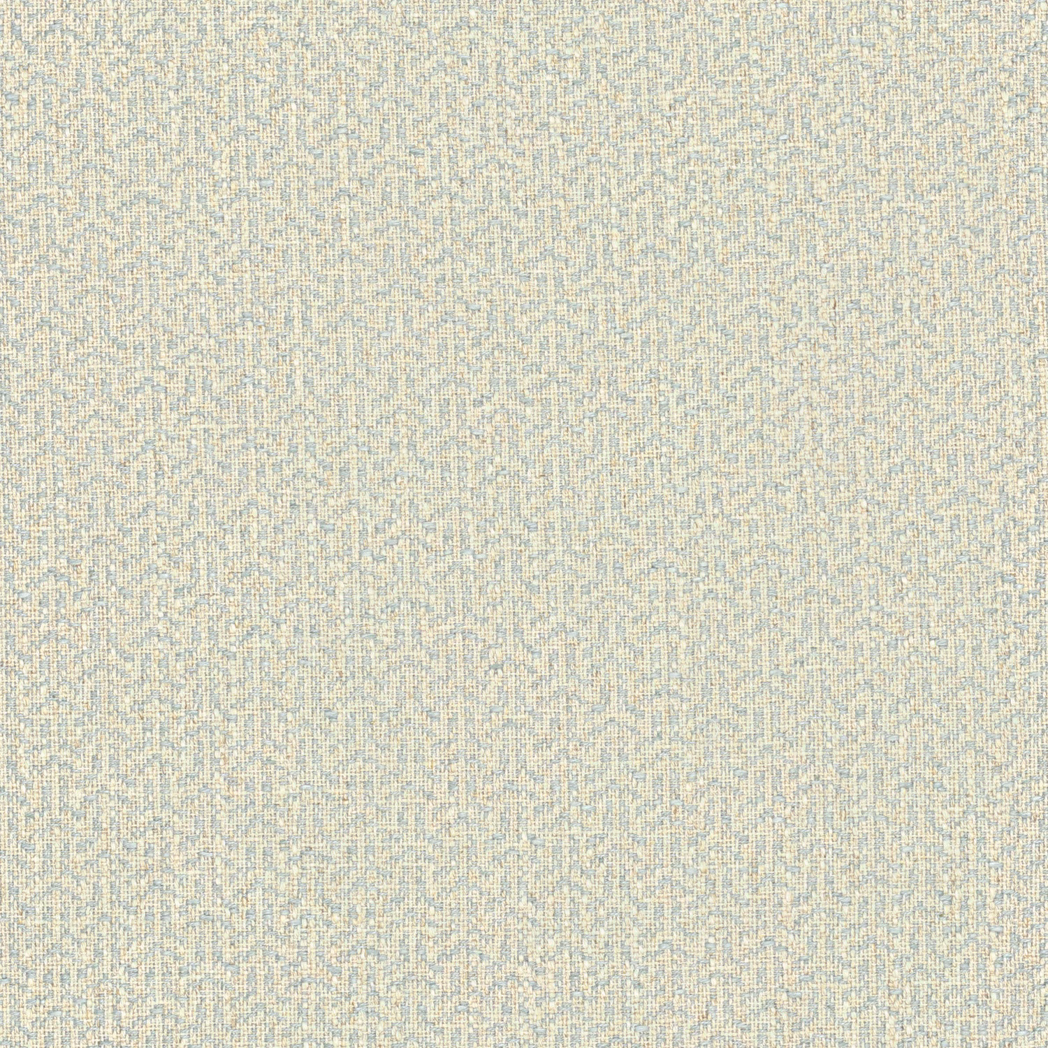 Pale sky blue and lilac woven fabric with a tiny broken geometric texture