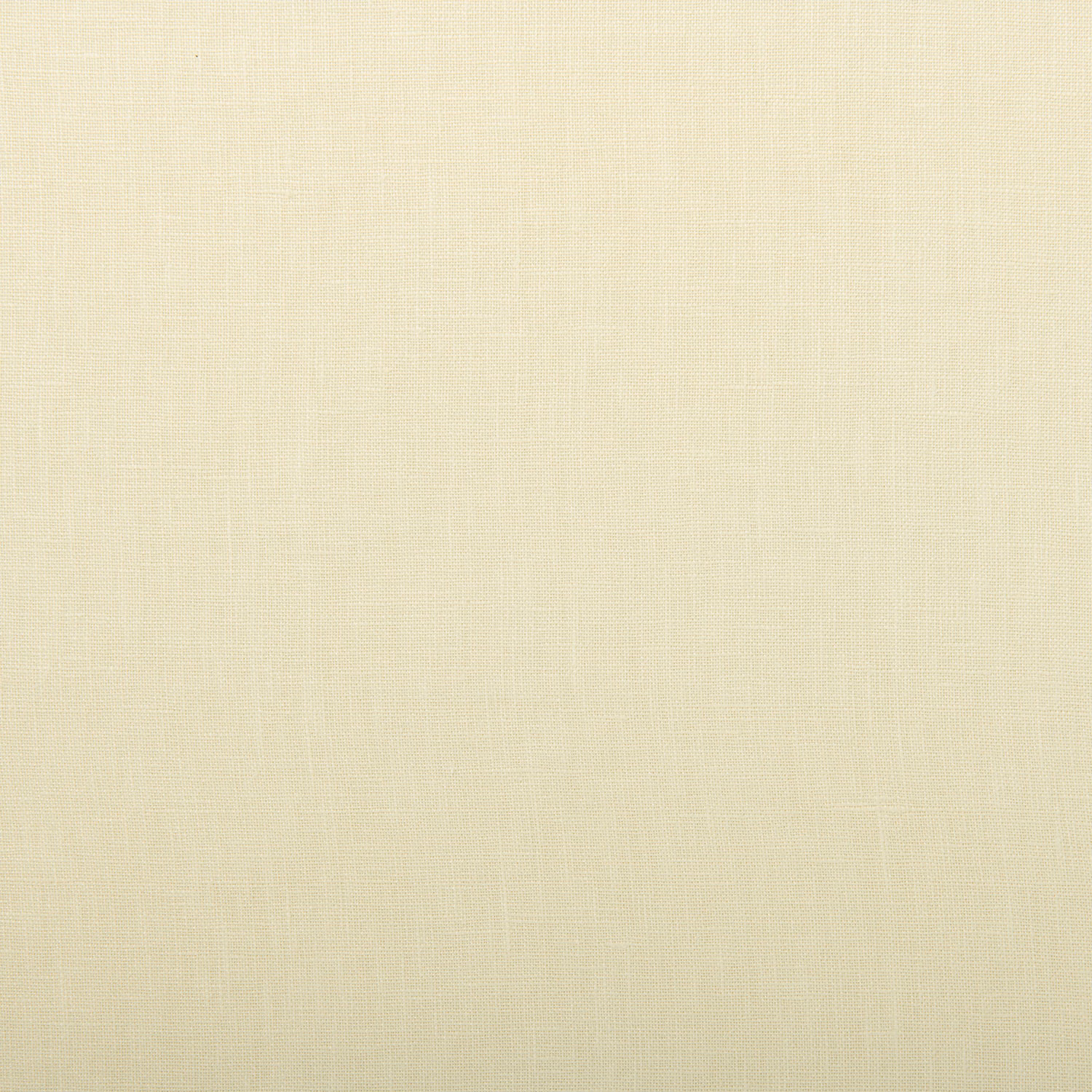 Pale ivory cream linen swatch showing a fine, subtly irregular woven texture