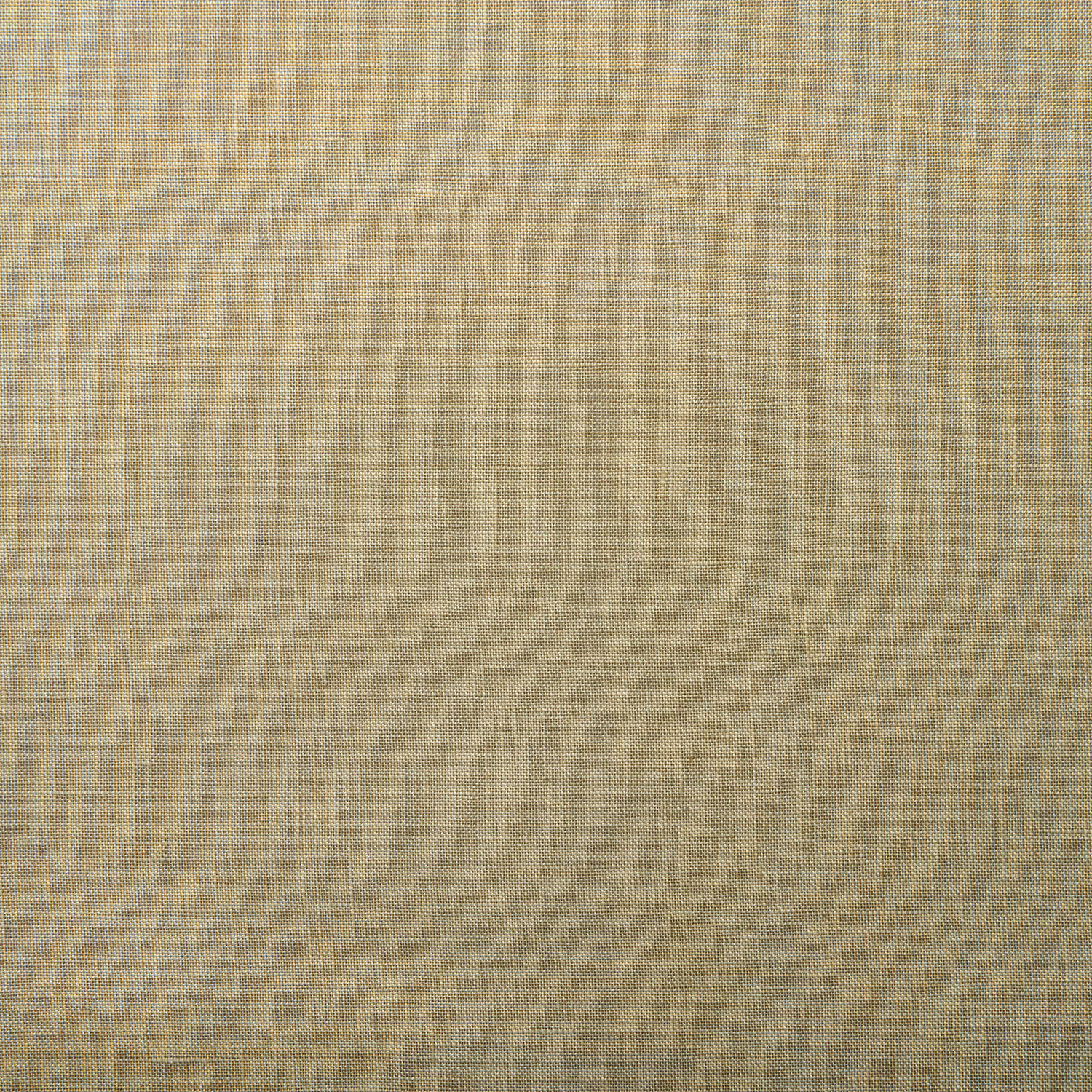Close-up of warm tan-brown linen with a fine irregular plain weave