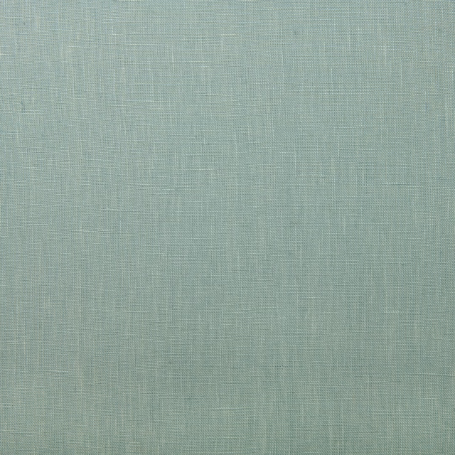 Pale blue-lilac linen swatch showing a finely textured plain weave