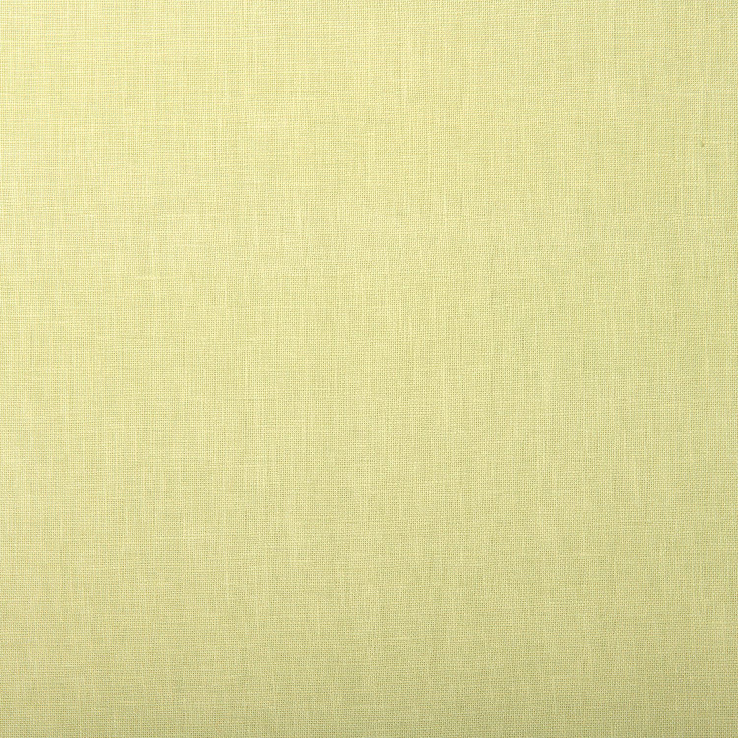 Pale yellow-green linen with a fine irregular plain weave and softly shaded surface