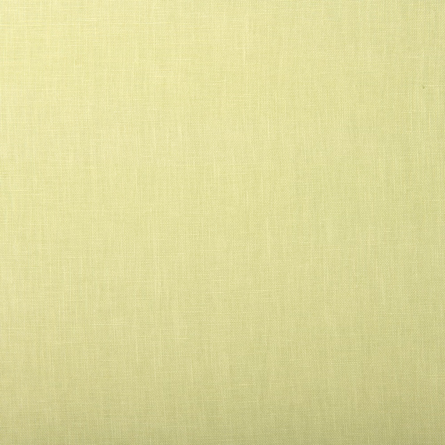 Pale yellow-green linen with a fine irregular plain weave and softly shaded surface