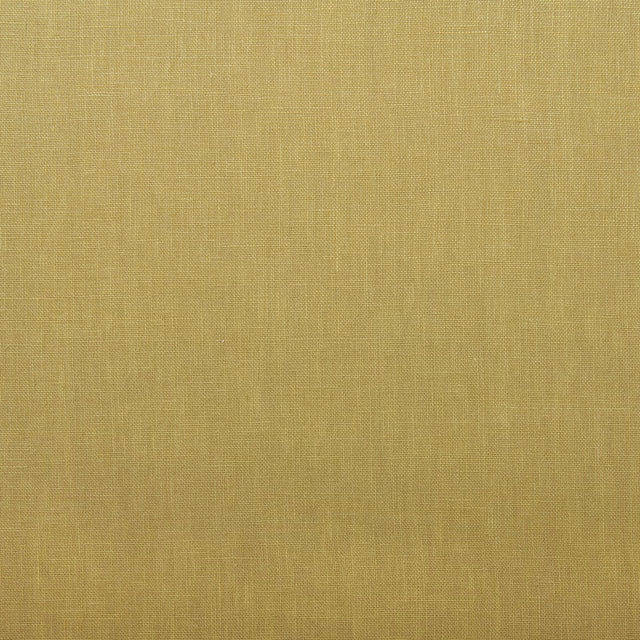 Close-up of warm wheat-tan linen with a fine, subtly slubbed plain weave