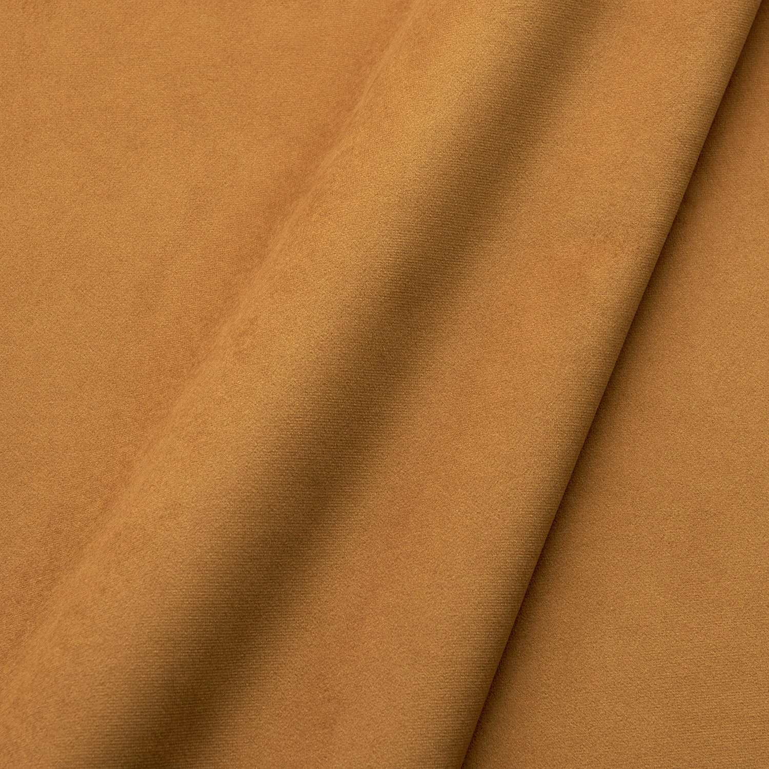 Warm ochre-gold velvet with plush directional nap and soft amber highlights