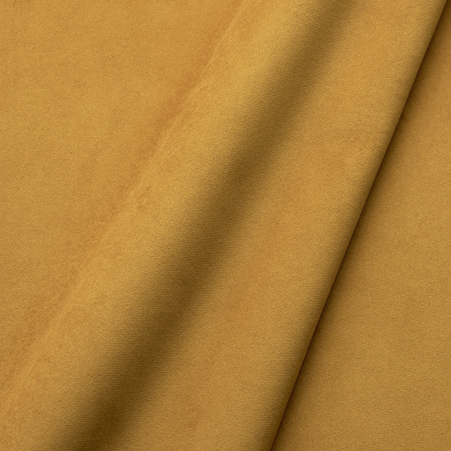 Warm maize-gold velvet with a smooth plain pile and directional sheen