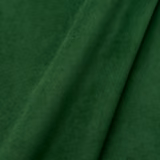 Deep spruce green plain velvet showing soft pile variation across a folded swatch