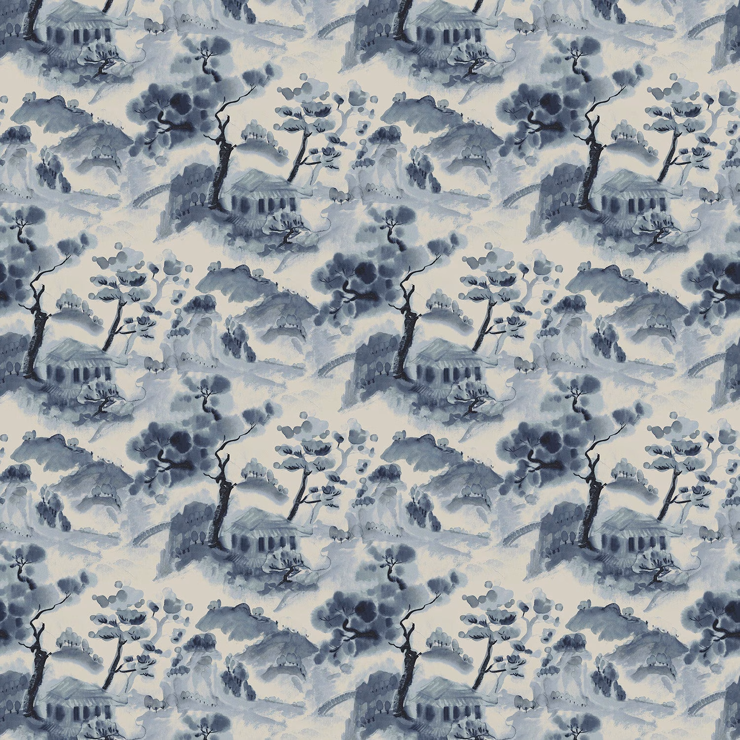 Mountain Retreat Ink fabric
