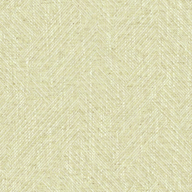 Pale pistachio green woven fabric with subtle cream diagonal lattice texture