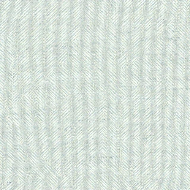 Pale aqua blue woven fabric with a subtle small-scale diagonal lattice texture