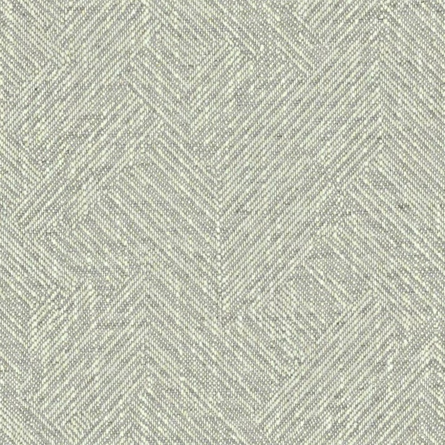 Pale smoke-grey woven textile with subtle broken chevron herringbone texture
