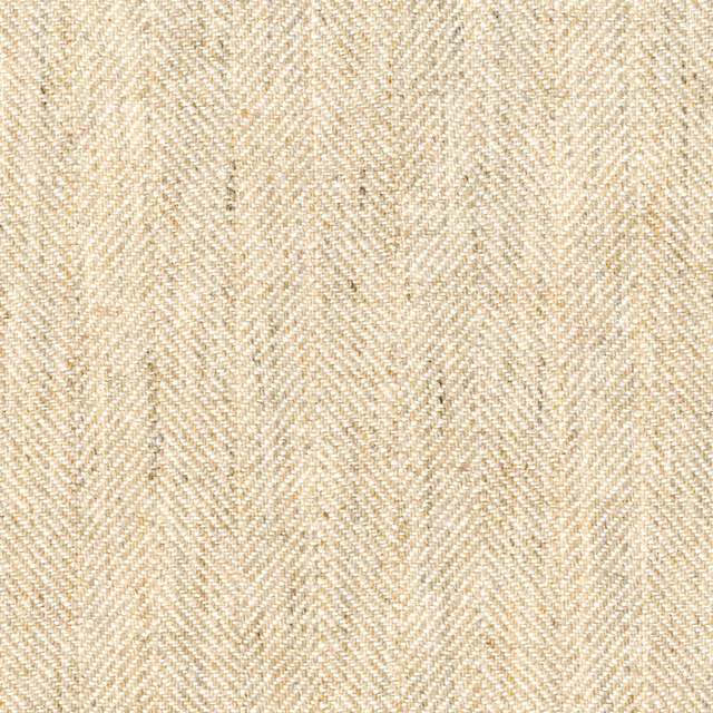 Pale warm-beige woven swatch with fine chevrons and softly slubbed vertical lines