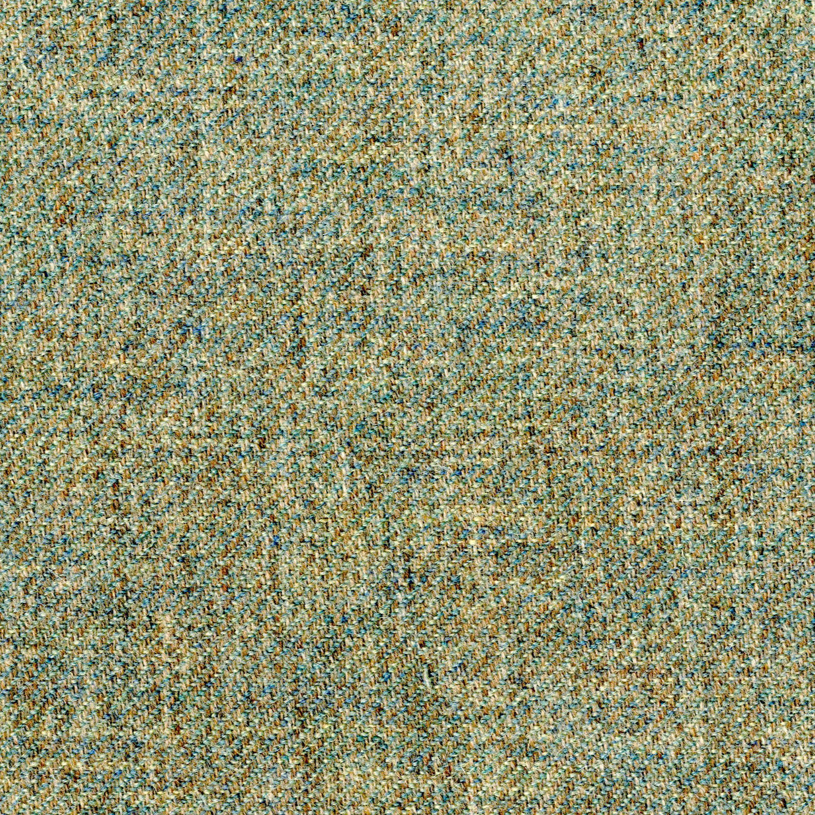 Pale aqua and teal woven texture with sandy cream and ochre flecks