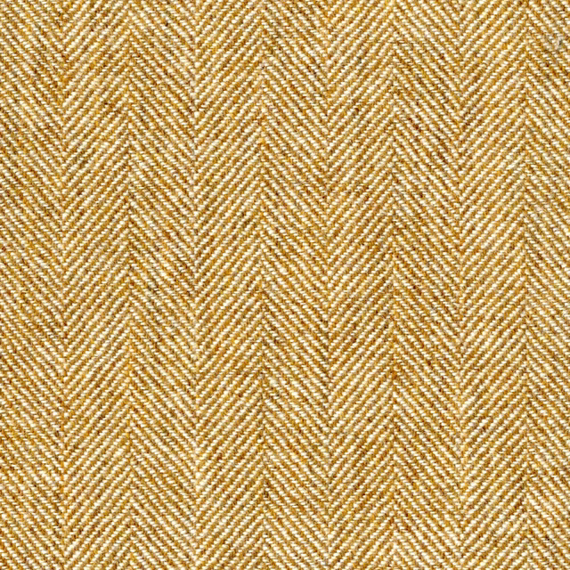 Warm ochre-gold herringbone weave with fine cream highlights