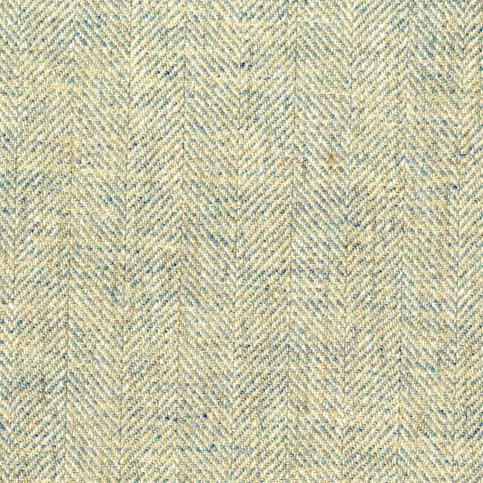 Warm beige woven textile with pale blue-green flecks and diagonal texture