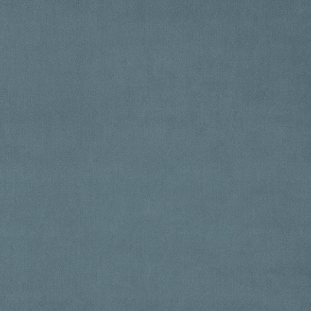 Muted blue-green velvet fabric swatch with a smooth plain finish