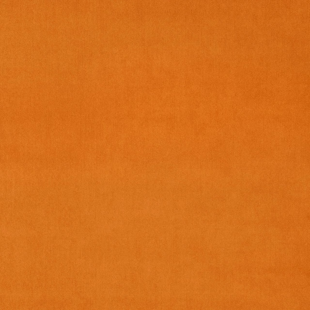 Burnt orange plain velvet swatch with a soft brushed sheen