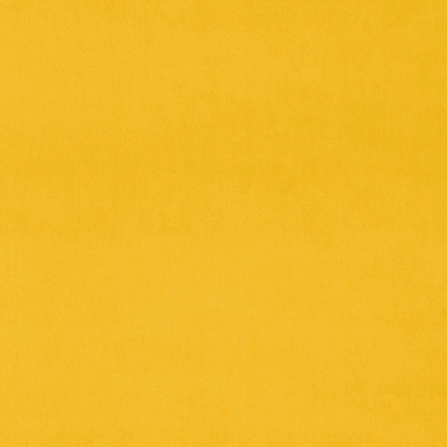 Bright canary yellow plain velvet fabric with a smooth, soft sheen