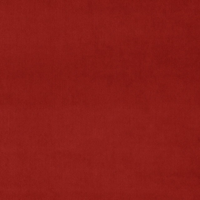 Deep cherry red plain velvet fabric with a soft lustrous pile